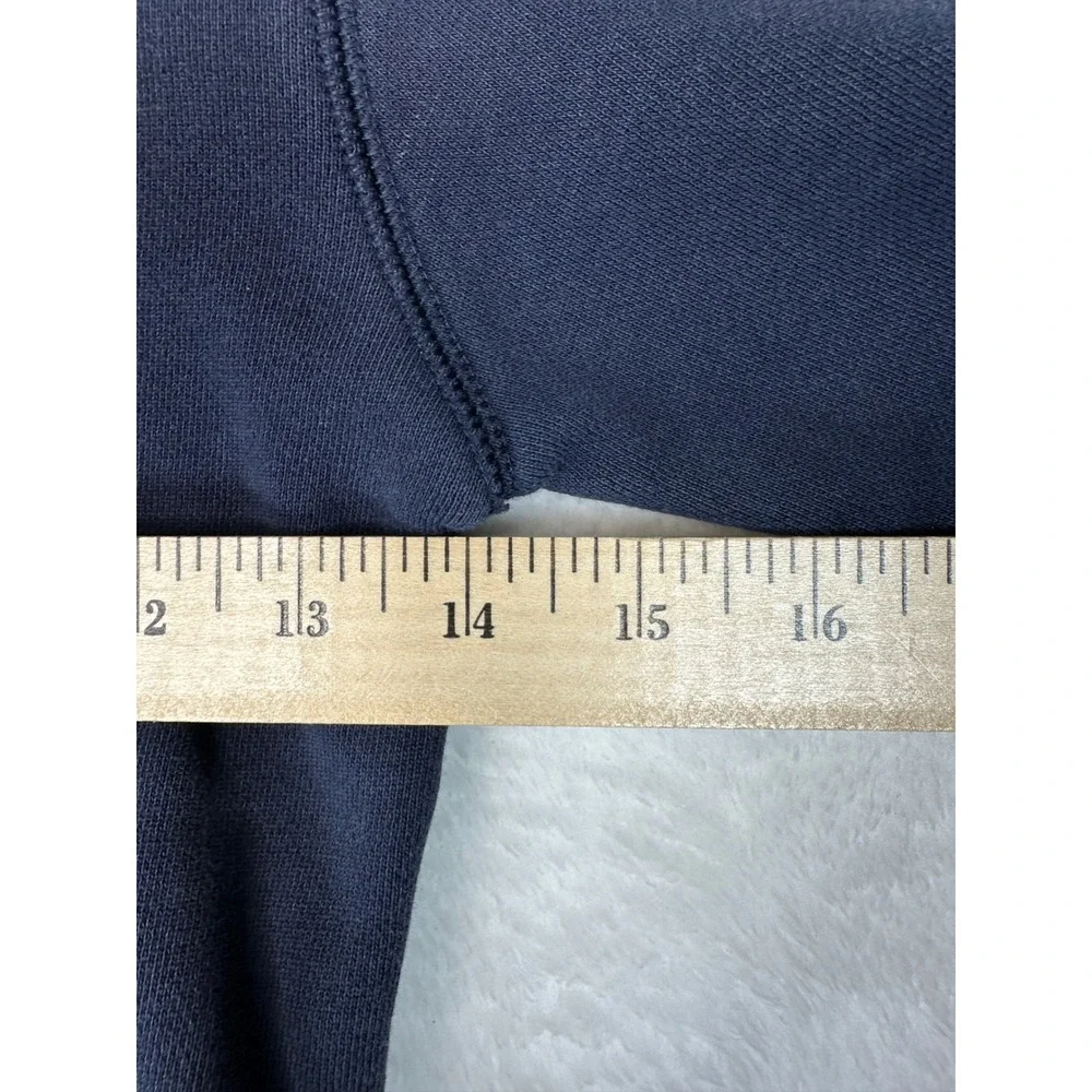 Carhartt Hoodie Boys Size 5 Navy Blue Red Logo Sleeve Graphic Pullover